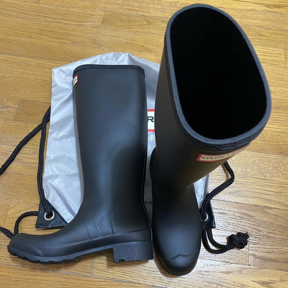 HUNTER Women's Tour Foldable Tall Rain Boots